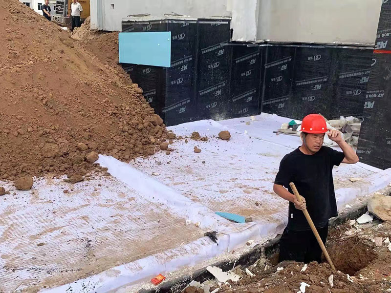 防護虹吸排水收集系統施工現場